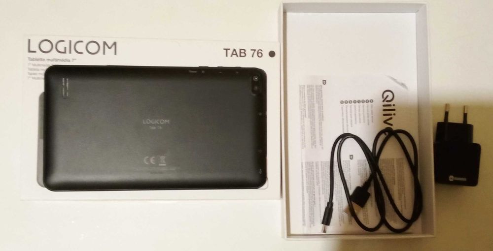 Tablet LOGICOM TAB76 (7'' - 2 GB - 16 GB - Preto)