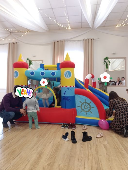 Dmuchaniec na zimę, zamek zjeżdżalnia WYNAJEM Wrocław Kalisz Pleszew