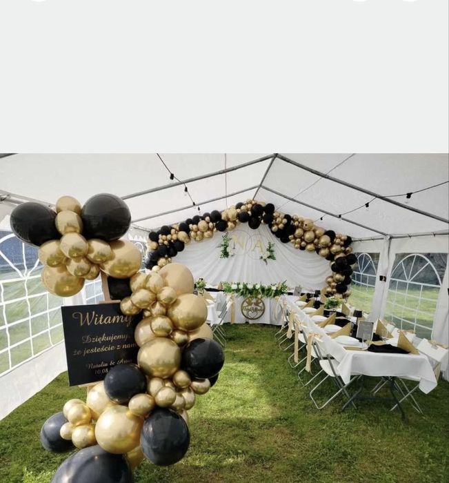 Wynajem namiotów imprezowych z wyposażeniem KOMUNIA TERMINY 2026!