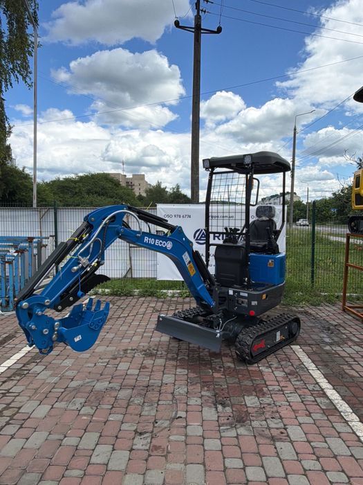 Екскаватор гусеничний на 1 тону Rippa R10  eco Мініекскаватор новий на гарантії Тернопіль