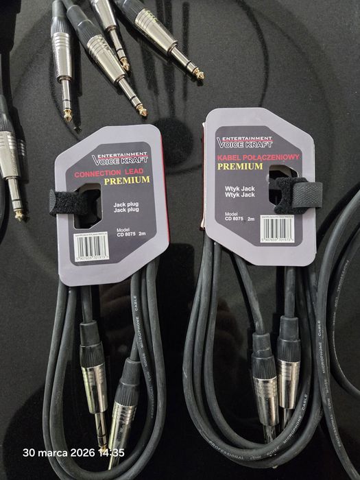 Kabel VOICE KRAFT  STEREO jack-jack 1M i 3M