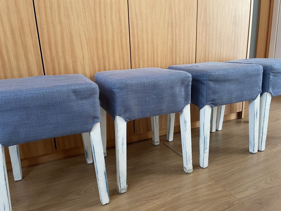 Set of 4 IKEA Benches (Discontinued Model) – Removable Covers