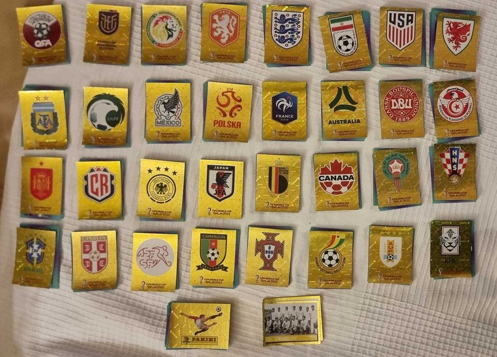 Coleção completa Qatar de 2022 + cartas legend