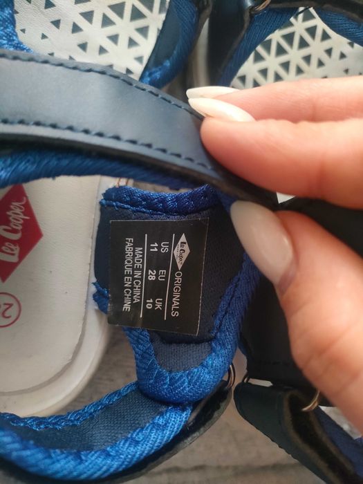 Sandały chłopięce 28 Lee Cooper eleganckie impreza jak nowe