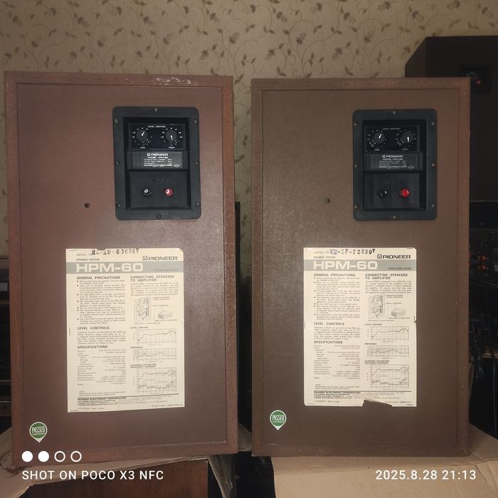 Акустика колонки PIONEER HPM60