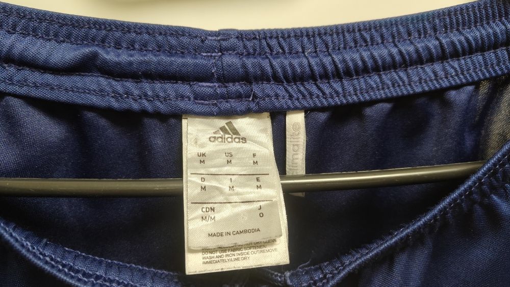 Spodenki Adidas r. M granatowe sportowe