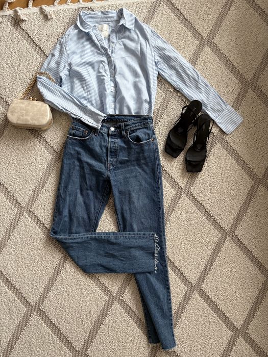 jeansy levis 501 w25 xs