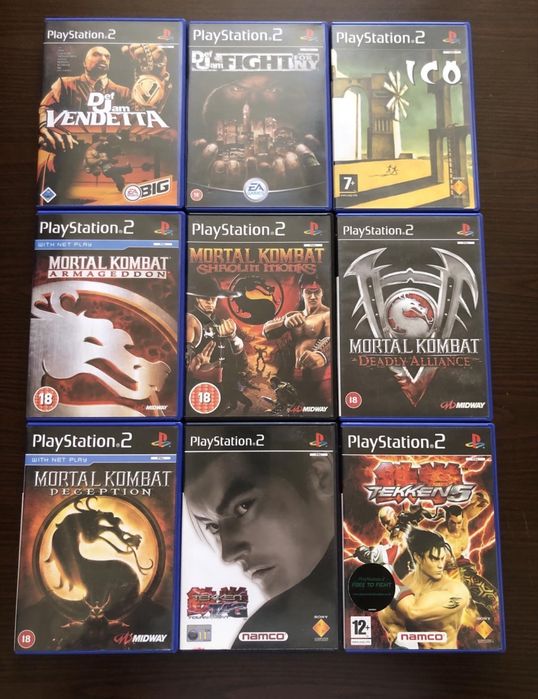 Sony PlayStation 2: Silent Hill Каратель Evil Dead Alone in the Dark Syberia BloodRayne Manhunt Cold Fear Xenosaga Castlevania KillZone, God of War