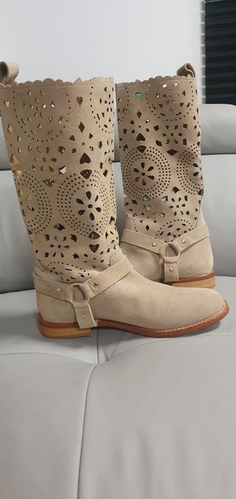 Kozaki Twinset Milano skora zamszowe nowe 38