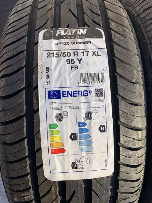 Шини нові 215/50 R17 пара Platin 2023p  літо