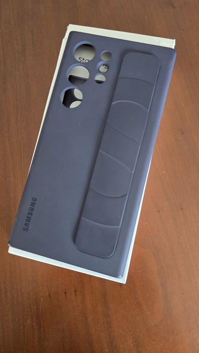 Samsung Capa de Silicone com Fita Galaxy S24 Ultra Violeta Escuro