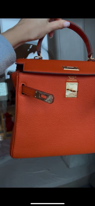 Сумка Hermes kelly 28 см в наявності шкіра togo