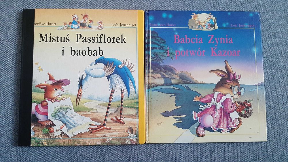 Tom 1 i 2 Mistuś Passiflorek i baobab Babcia Zynia i potwór Kazoar