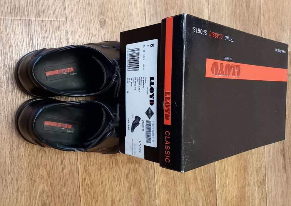 Чоловічі туфлі LLOYD Classic Gore-tex р42
