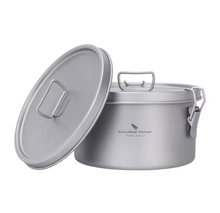 Титанова Кастрюля Ланчбокс Boundless Voyage  900мл