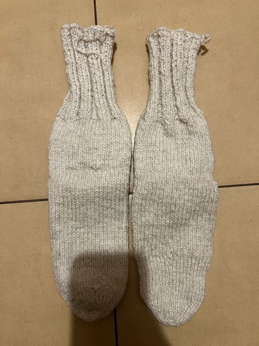 Skarpety bambosze ręcznie robione