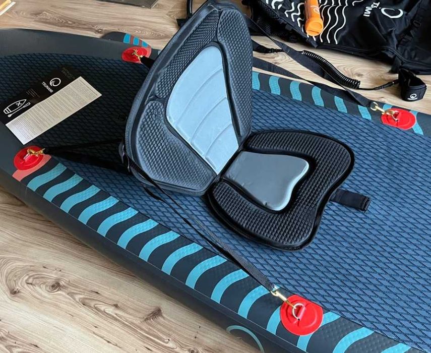 Nowa Deska Sup do Pływania 2-Osobowa Zestaw 320cm do 180kg Całe Wyposażenie