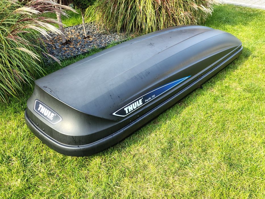 Box dachowy Thule Pacific 700, 220/65/40 czarny mat ładny stan