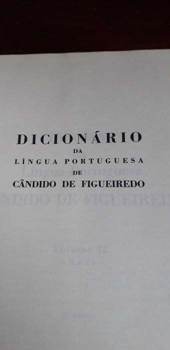 Grande Dicionário da Língua Portuguesa de Cândido de Figueiredo