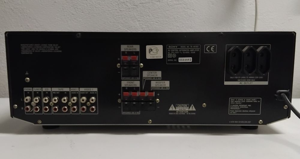 SONY amplificador TA-AV561