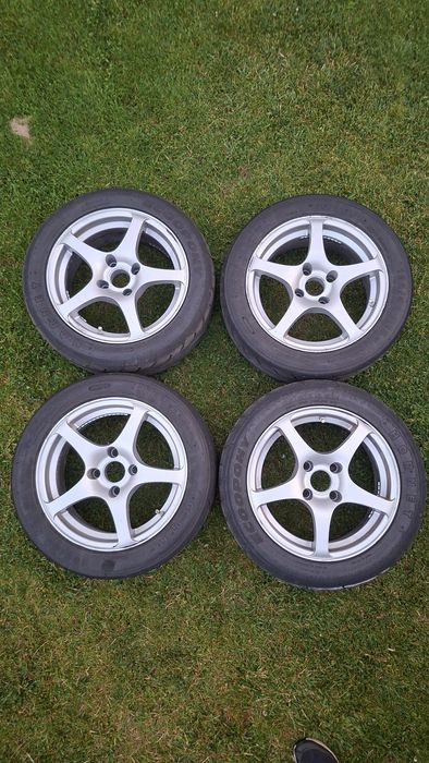 Koła aluminiowe Semi Slick 15 cali 5 opon 4x108