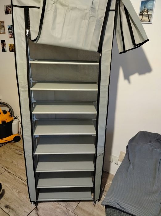 Organizer na Obuwie XXL Lekka Konstrukcja z Półkami