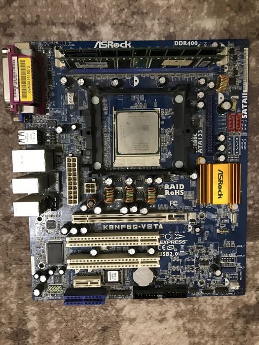 Asrock K8NF6G-VSTA+Sempron 2600+ 1.6GHz+ОЗУ 512MB