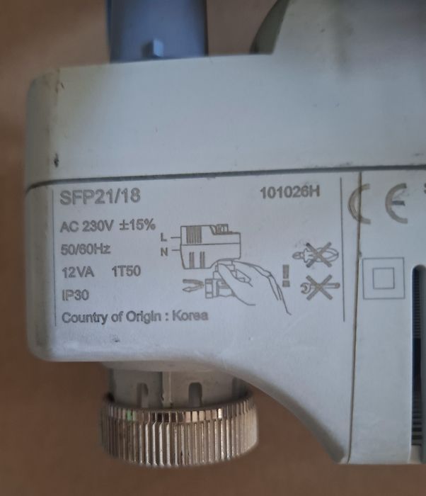 Siemens SFP21/18 siłownik