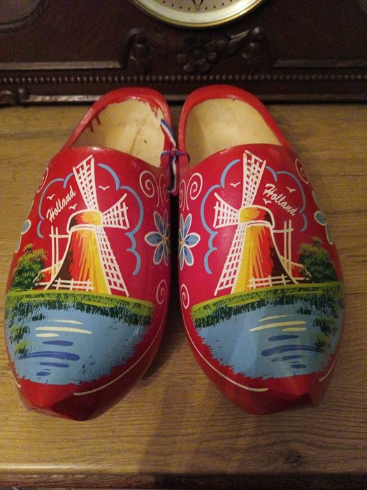 Chodaki buty drewniane klapki holenderskie