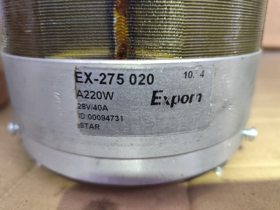 Alternator star 28V