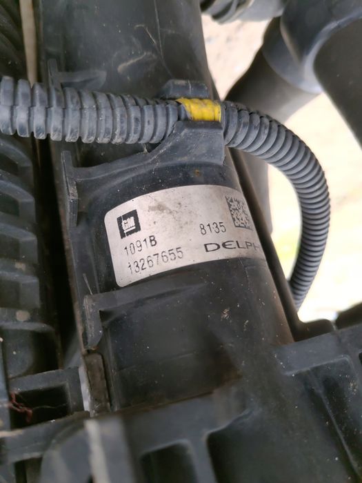 komplet chlodnic wentylator opel astra j 1,7 cdti