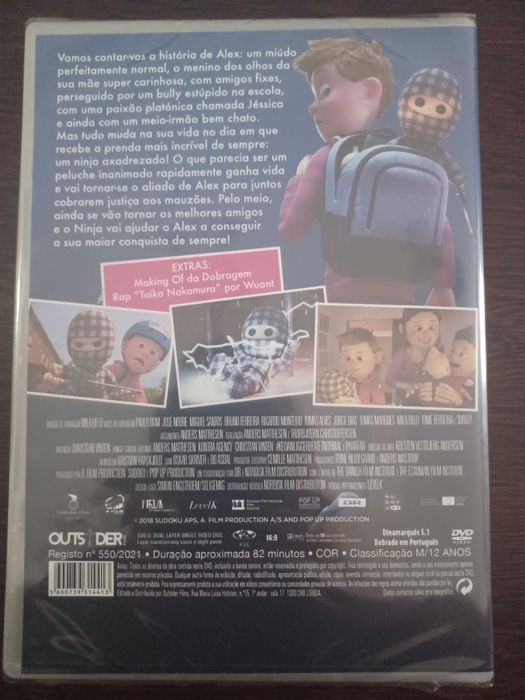 raro dvd: "O meu amigo é ninja”