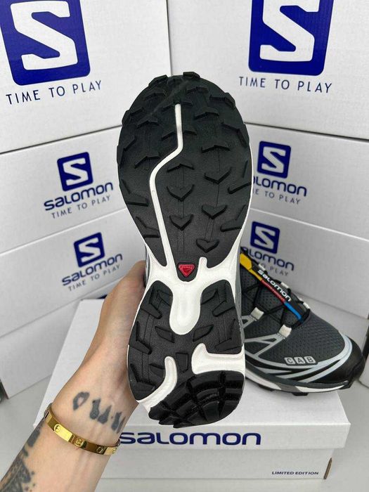 !ТОП! Salomon XT-6 Grey/White 36 37 38 39 40 41 42 43 44 45 46 саломон