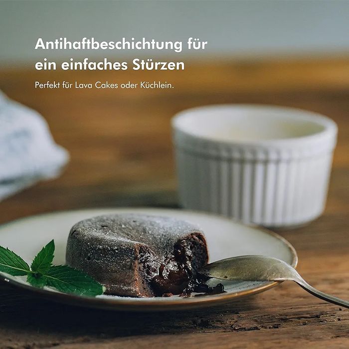 Kivy Zestaw 6 ceramicznych miseczek do Brulee