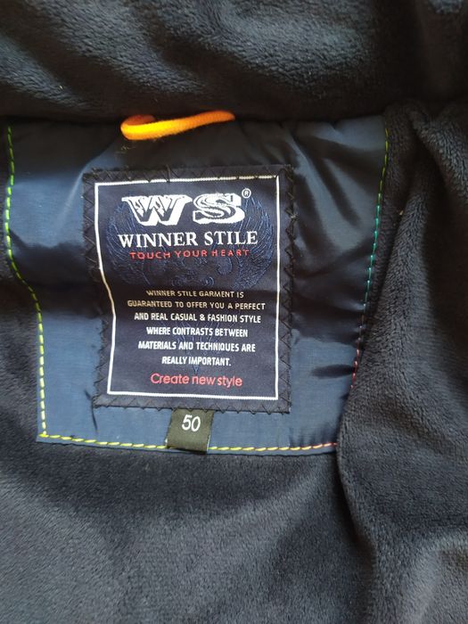 Куртка чоловіча, довга, пальто зимове, L