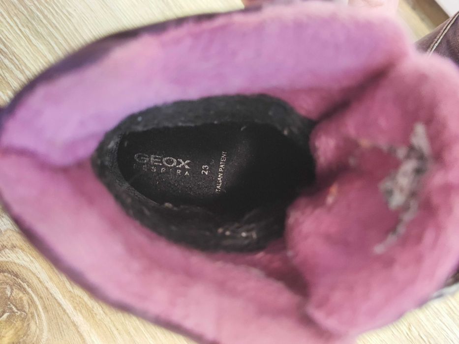Демисезонные ботиночки Geox Amphibiox Respira отличное состояние 23р.