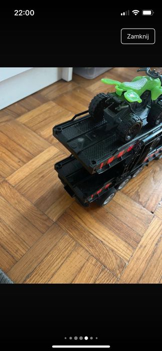 Samochód laweta z pilotem dla dziecka