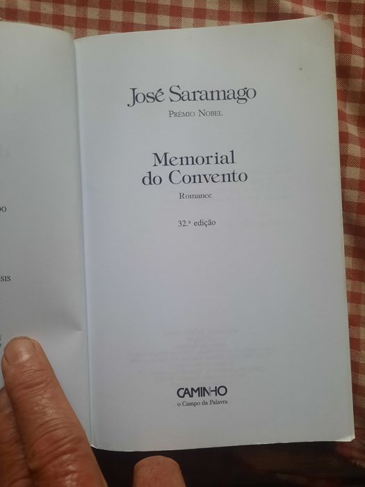 Memorial do Convento  de José Saramago