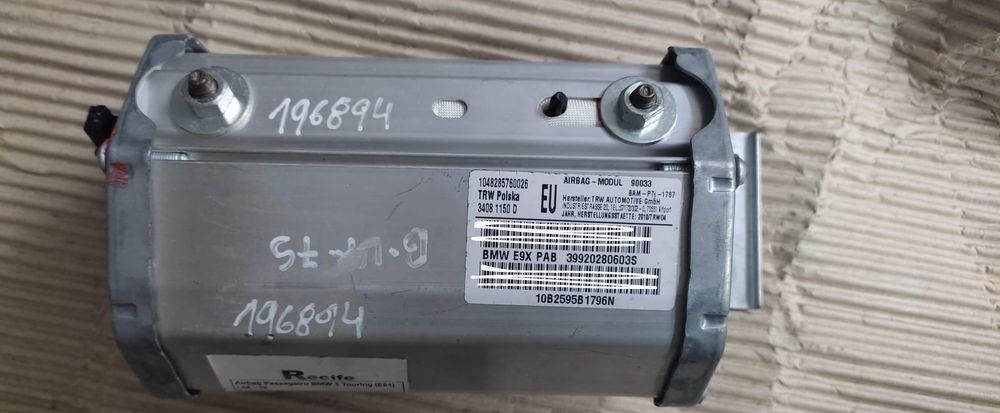Airbag de passageiro BMW 3 Touring E91