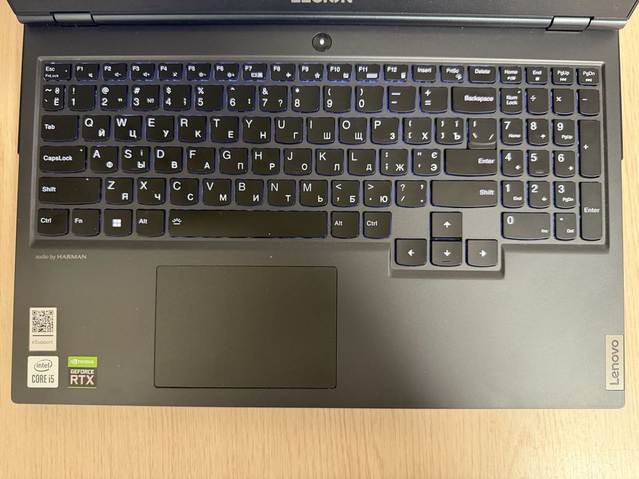 Ноутбук ігровий Lenovo Legion5 15IMH6 (82NL00B8RA) Phantom Black