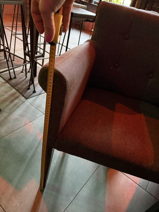 Szary fotel, stan dobry