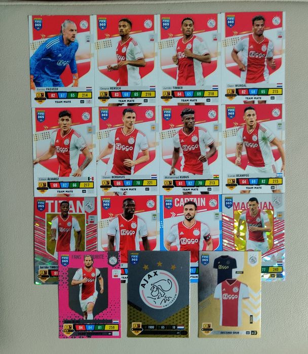 Karty piłkarskie Ajax Amsterdam