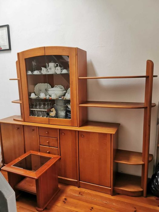 móveis de sala em madeira (negociável)