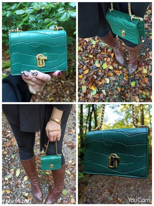 !Nowość Torebka damska butelkowa zieleń JAKOŚĆ PREMIUM - Wysyłka 24h