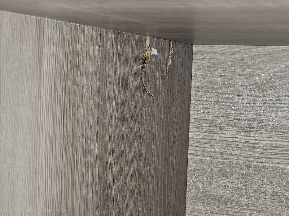 Conjunto sala Paris Carvalho Cinza/ Branco