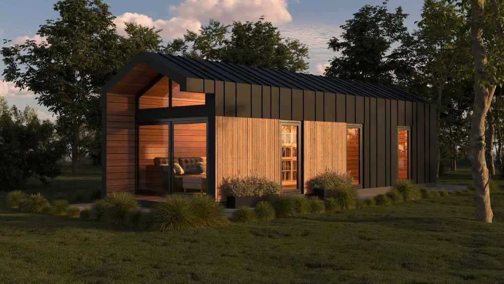 Dom Mobilny 35m2, Domek BEZ POZWOLENIA, na zgłoszenie SSO