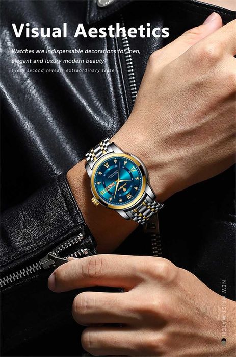 POEDAGAR Luxury Watch Model 936