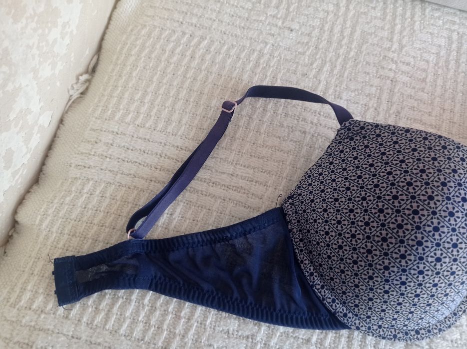 Stanik granatowy wzór 80d