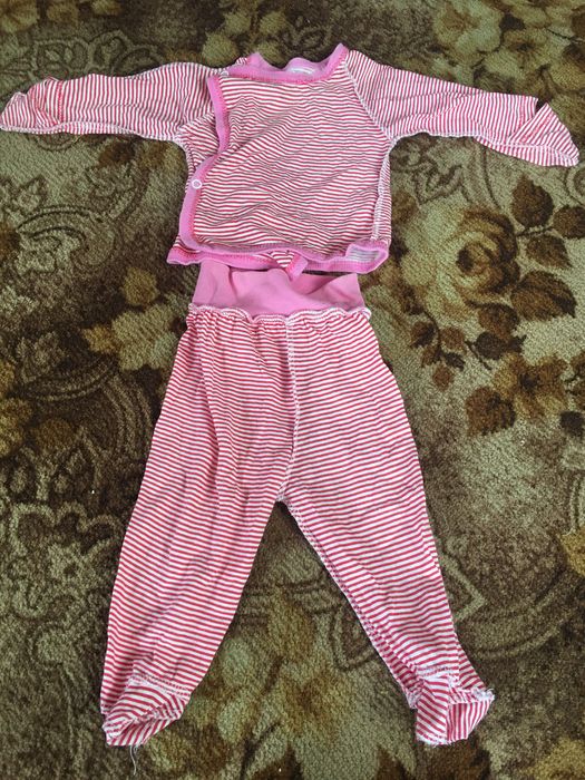 Повзунки +бодік, одяг для дівчинки 0-3міс,одяг для немовлят, чоловічок