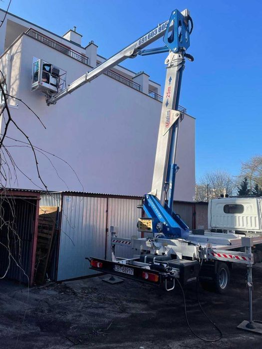 Podnośnik koszowy MULTITEL 25 METRÓW  - Bydgoszcz - 120zł/h